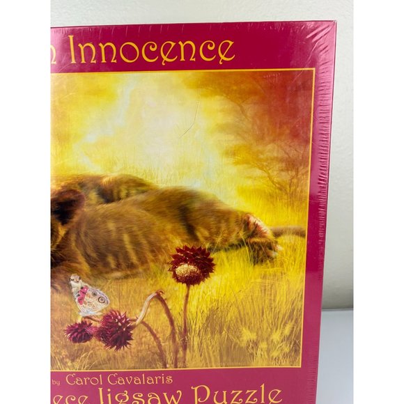 SunsOut 500 piece Jigsaw Puzzle, African Innocence NEW SEALED Gift 18x24 Lions - Picture 5 of 14